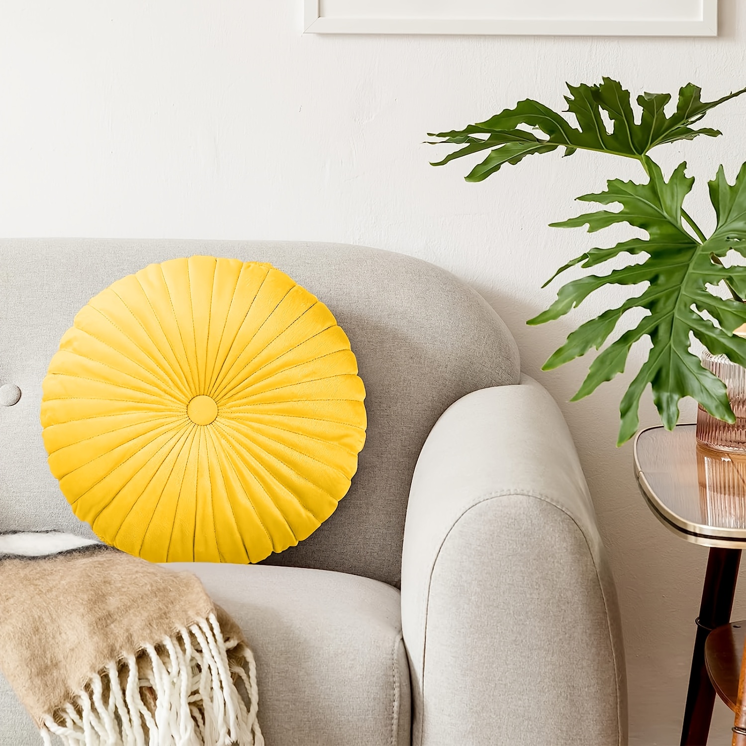 TEMU 1 pieza de cojín decorativo estilo nórdico, cojín , cojín lumbar, cojín para sofá de , decoración con ruedas para futón, cojín simple para ,