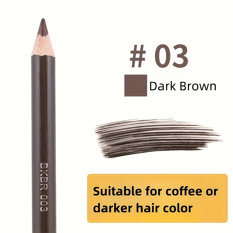 Eyeliner And Eyebrow Pencil, a Dual-Use Pen with a Brush Head, Quickly Shapes And Provides Long-Lasting Color, Ultra-Fine Natural Appearance, Waterproof And Sweat-Proof Without Fading, Available in Black, Coffee, Brown, Light Coffee, And Gray