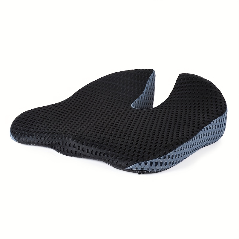 TEMU Cojín de coche de espuma viscoelástica para todas : de presión y recuperación, ajuste corporal, protección zonada, comodidad transpirable, de