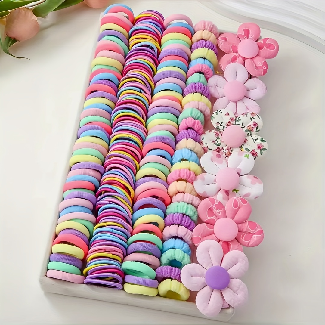 210-Piece Cute Bow and Flower Hair Additions Set