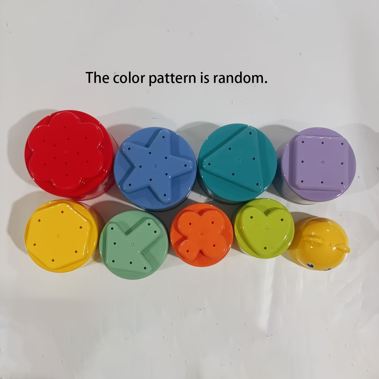 Image of Fei Children's Educational Stacking Cups, Children's Toys, Children's Ring Stacking Cups, Beach Toys, Festival Gifts, Birthday Gifts