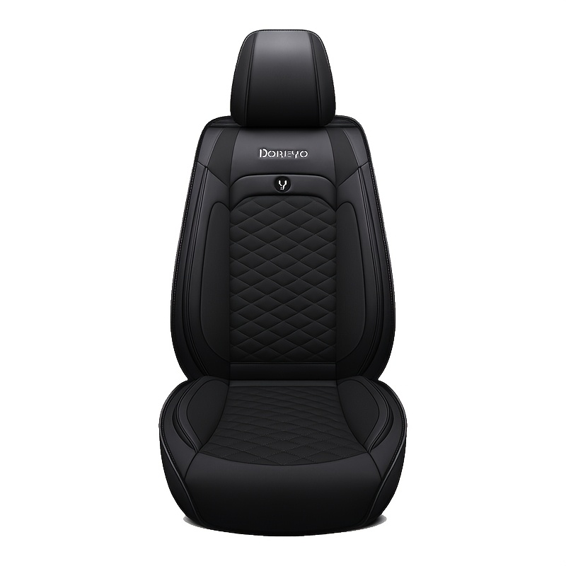 New Car Seat Covers in Blue Fantasy Design for Single Or Five-Seat Cars, Featuring Cartoon Style And Made of a Combination of Faux Leather And Mesh Fabric, Suitable for All Seasons.