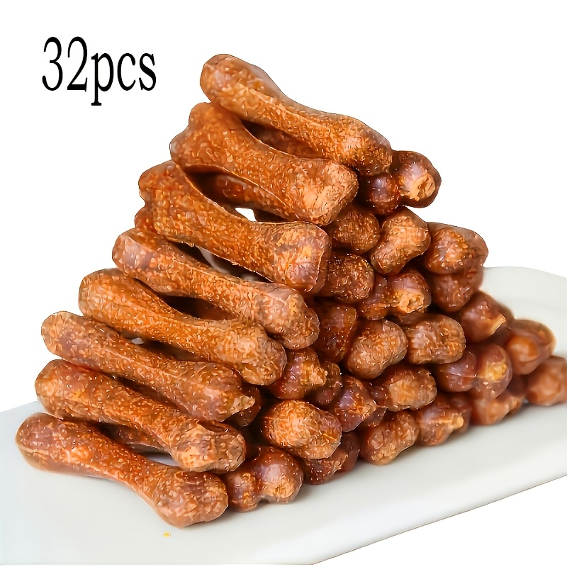 TEMU 32-pack Dog Chew Sticks, Suitable For Small To Large Puppies, Teething Chew Toys For Dental Cleaning