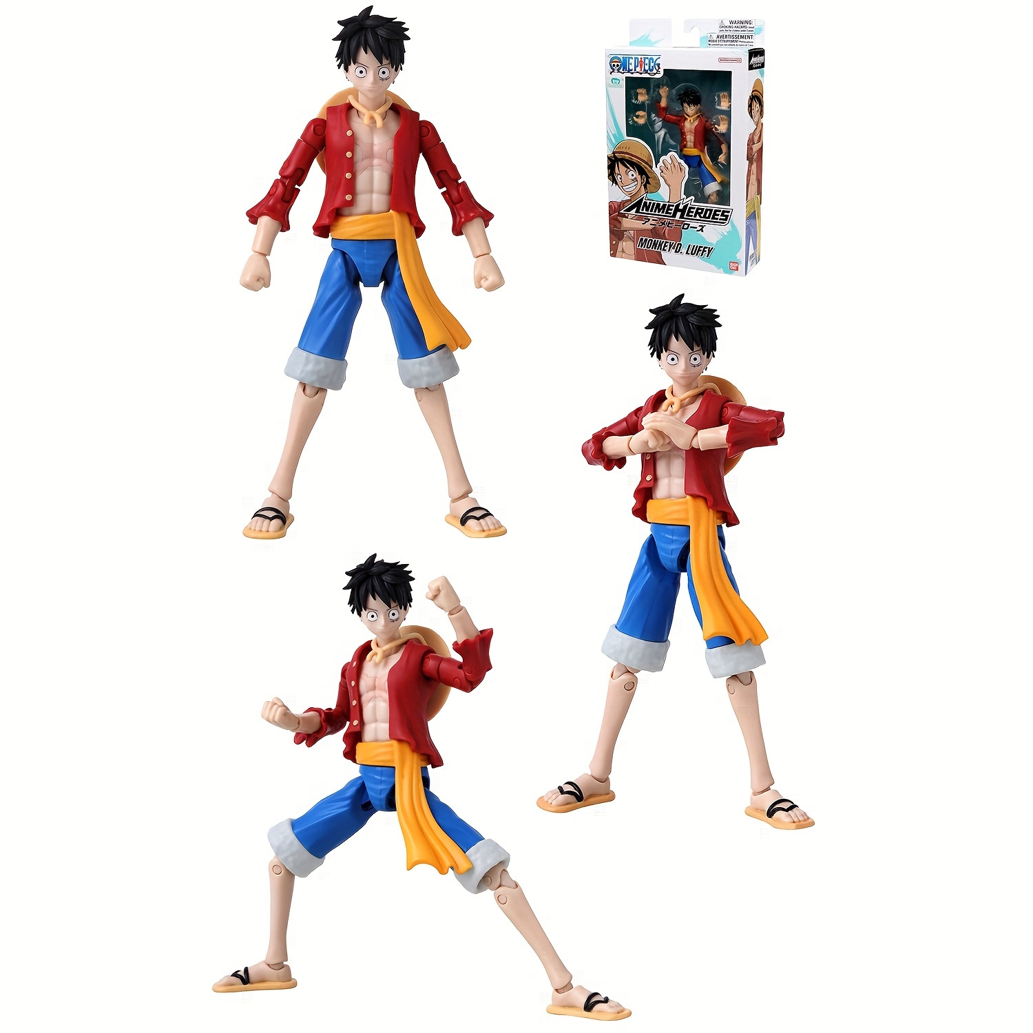  monkey d luffy anime action figure genuine collectible fans party decor pvc material details 3