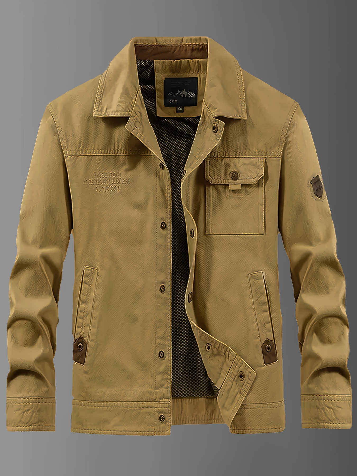 work jacket sold on Temu United States