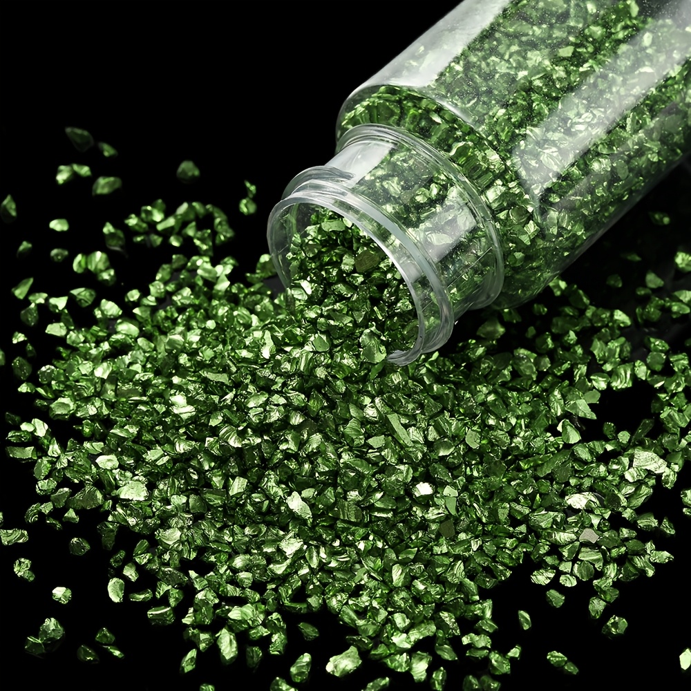 30g Multicolor Irregular Glass Crushed Stone Resin Fillings for DIY Jewelry, Epoxy Crafts, and Art Decorations