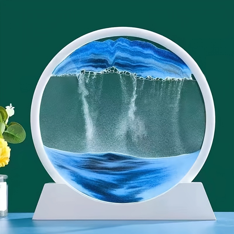 

1pc 3d Art Timer, Freestanding Painting, No Needed, And , Decoration