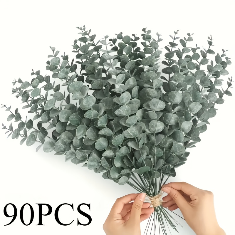 No-maintenance, Realistic Artificial Eucalyptus 70/90 - Perfect For Home Decor, Weddings, , 's Day, Easter Crafts | Versatile Tabletop Plastic Plant