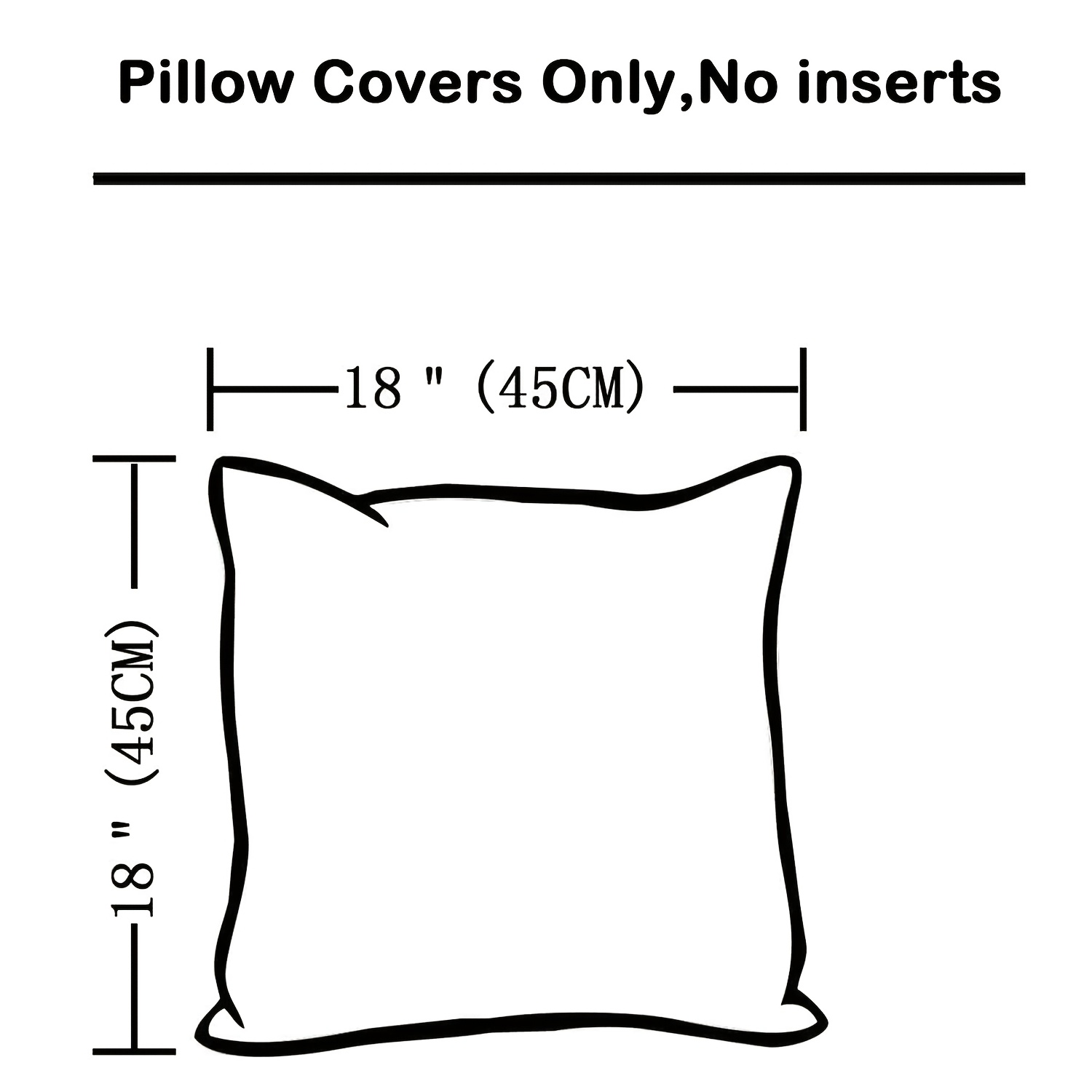 Set of 2 Tufted Pillowcases, Bohemian Style Decorative Cushion Covers, Suitable for Living Room, Bedroom, Sofa (Pillow Inserts Not Included)