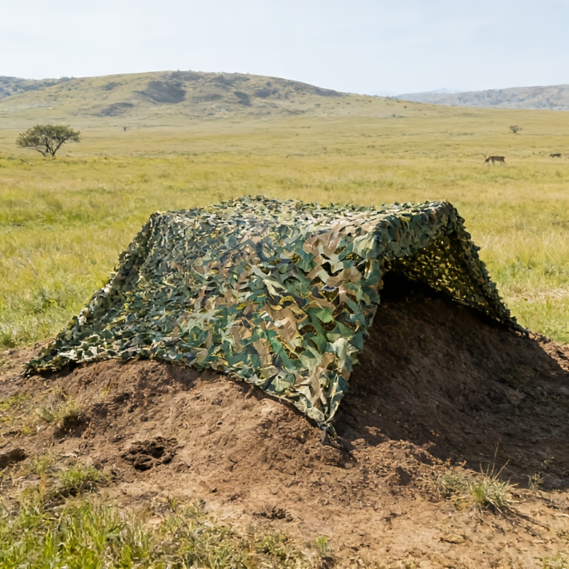 outdoor thickened camouflage net frameless and cuttable suitable for garden fences and camping gazebos