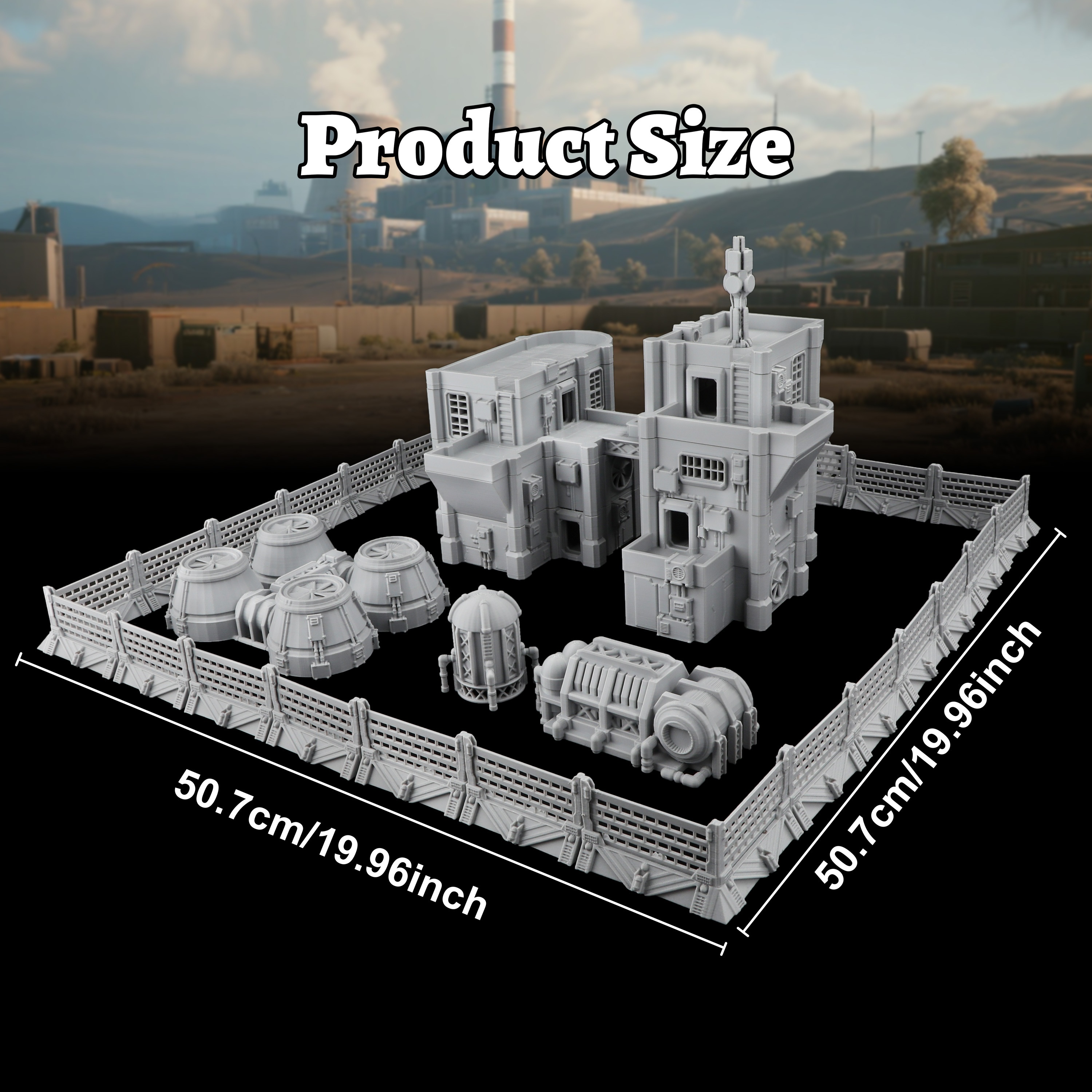 39pcs RPG Terrain Set Miniature Terrain Set