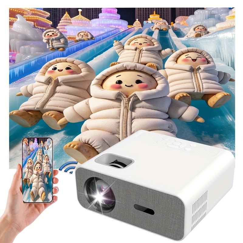 4k mini pico projector, smart phone iphone projector