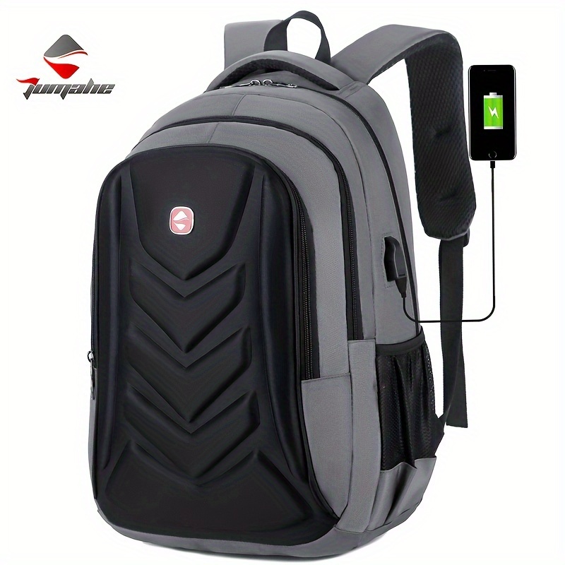 

1pc Shell Business Backpack For Men - Casual Computer And Travel Bag, Ideal For School And Gifts