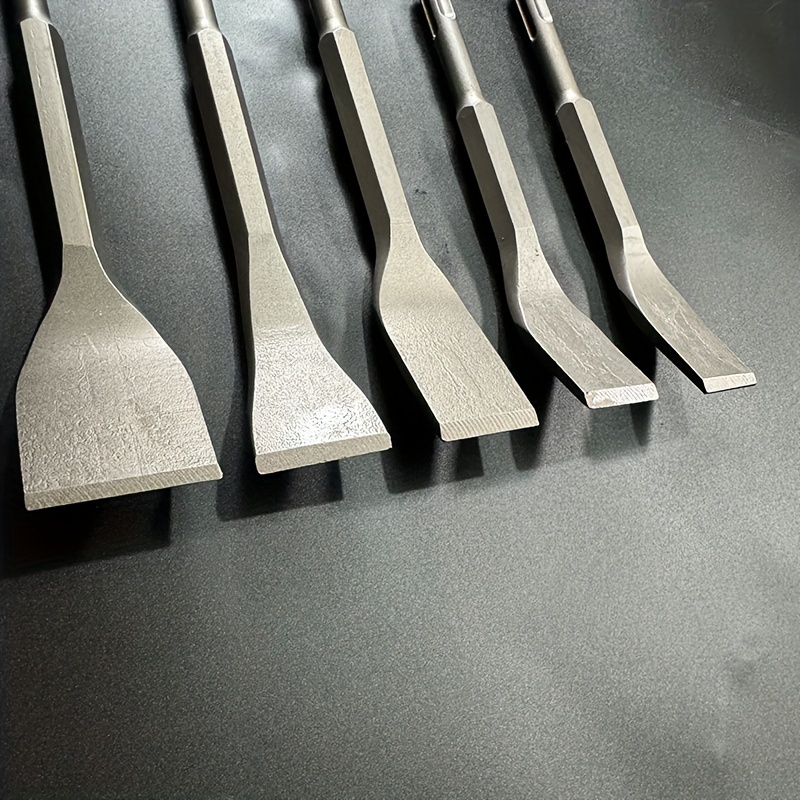 

1 Set/5pcs, Of 40cr Steel, Tooth , , Masonry , Drafting Steel, , , , Pointed , Widened Shovel, Steel , , Specifications Of And Long , And