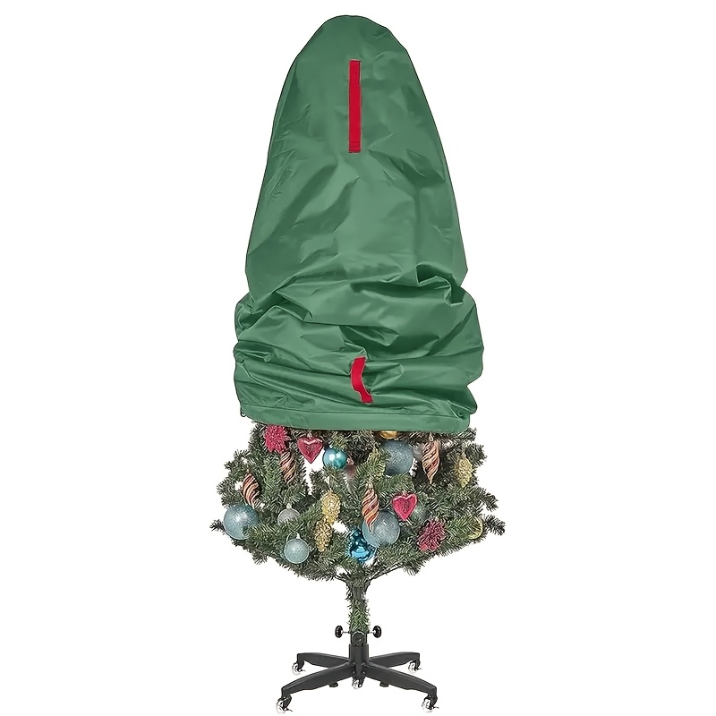 

Waterproof Christmas Tree Storage Bag - Fits .5ft Artificial Trees, With Zipper & Handles For Easy Carry - Organization (green), Tree Storage