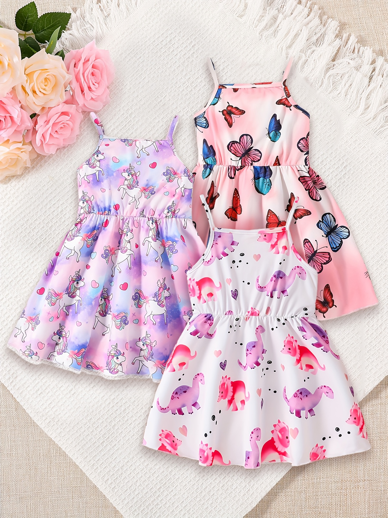 cute dinosaur dress Girls' Twirl Dress