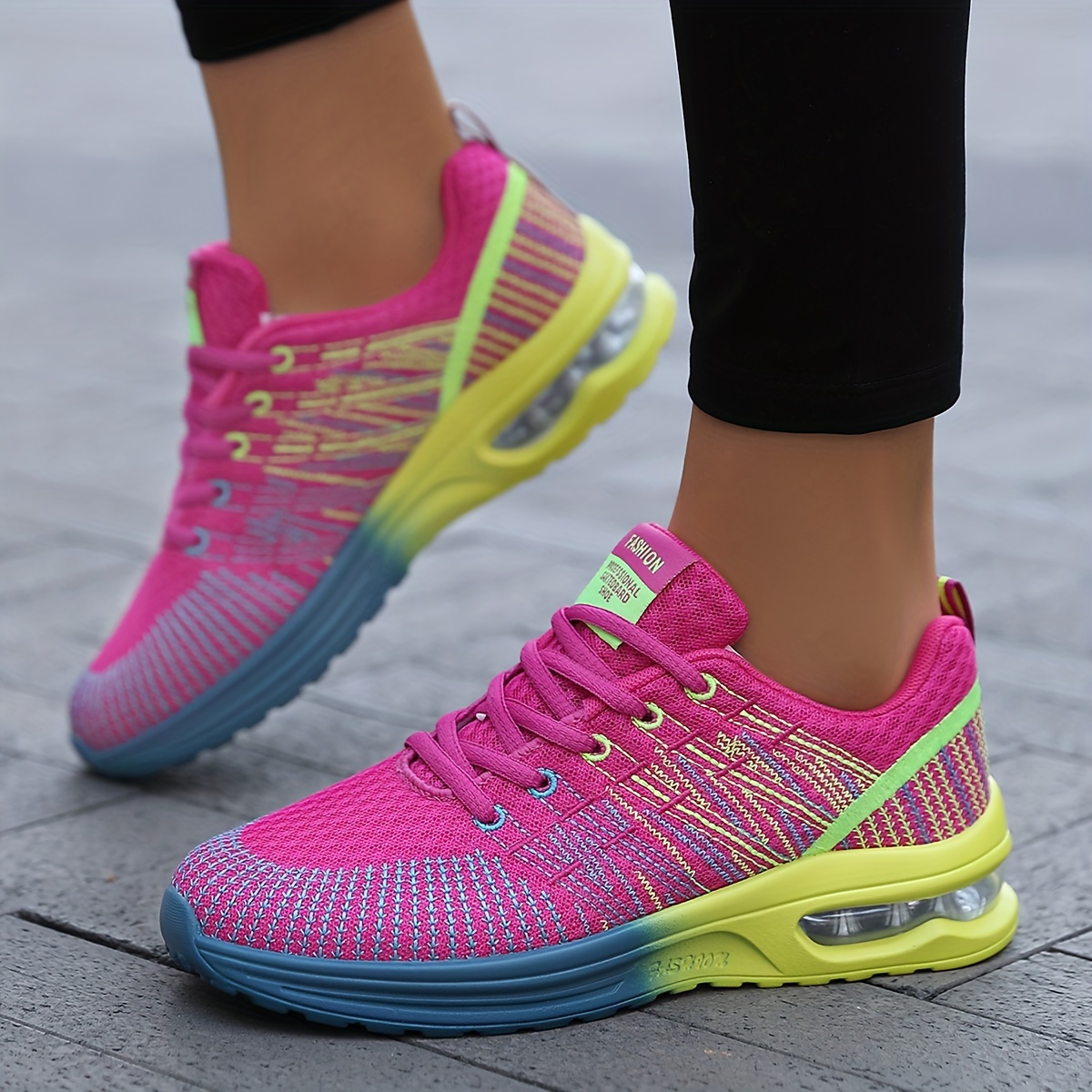 Women's Athletic Running Sneakers Fashion Breathable Sport - Temu