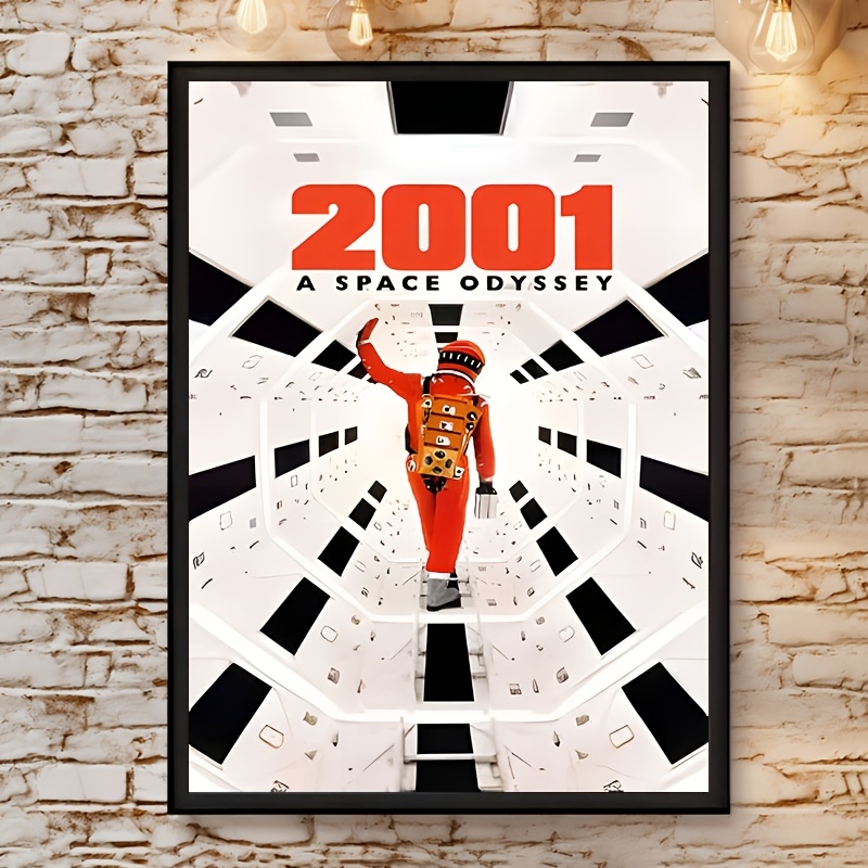 

2001: A Classic Movie Poster - Canvas Art Print, Modern Wall Decor For Living Room, Bedroom, Office & Dorm - Waterproof, 12x16 Inches, Perfect Gift For Film Lovers