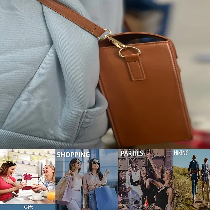 bolso, soporte para botella de agua, bolso con correa ajustable para de mujer. detalles 2