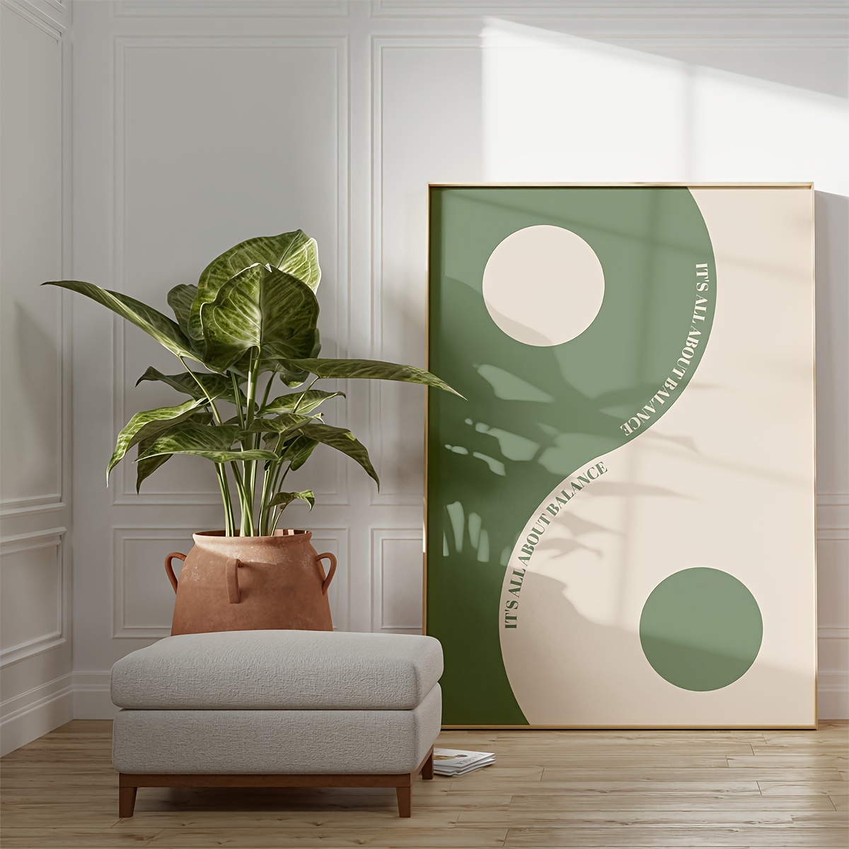 

Yin Yang Canvas Poster - Living Room & Bedroom Decor, , Poster, Room Decor