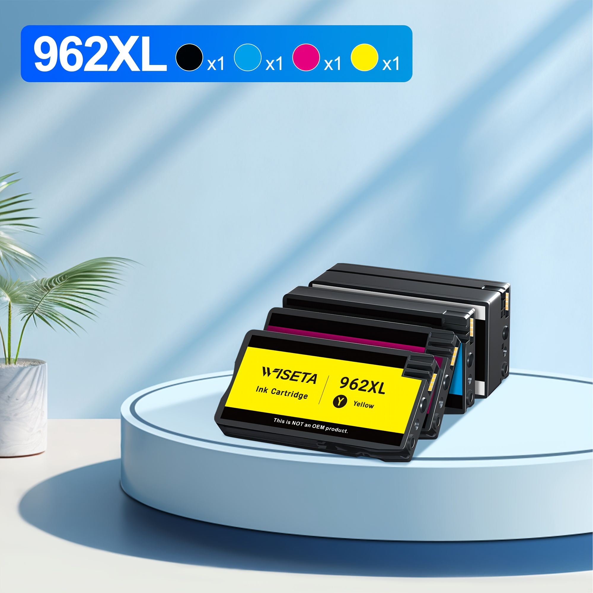 

4 Pack 962xl Ink Cartridge Combo Pack For 962 962xl Ink Work With Officejet Pro 9010 9015 9018 9020 9022 9025 9028 Printer