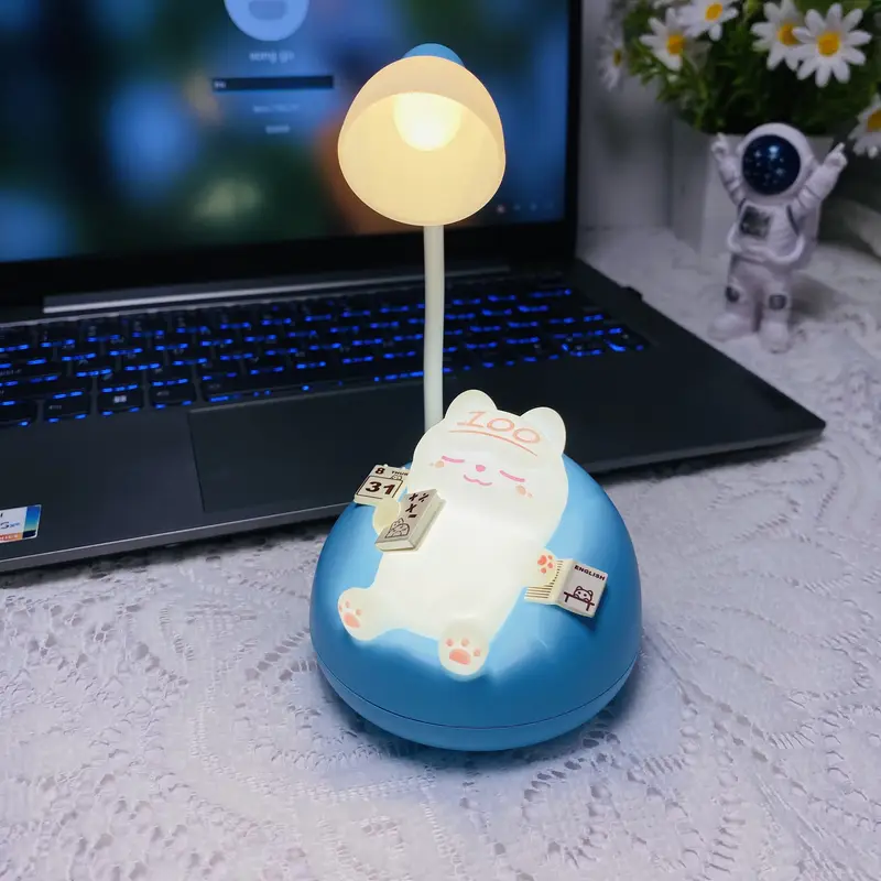 1pc cute sleeping cat style pat lights usb charging atmosphere decorative lights study office pat decoration table lights bedroom atmosphere with sleeping lights thanksgiving back to birthday new year holiday gift table lights for Product details 6