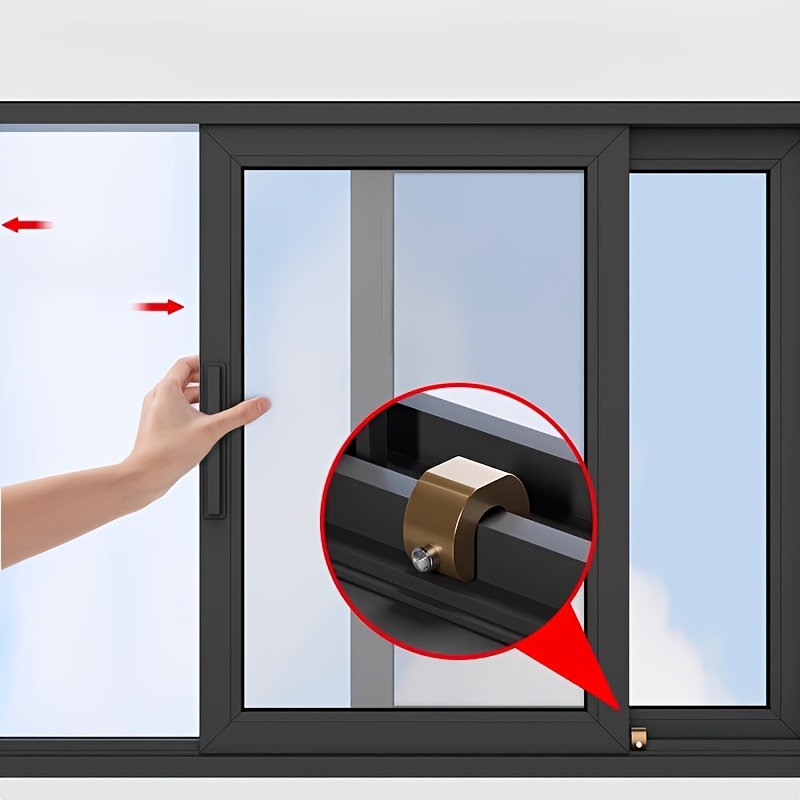 Aluminum Alloy Window Lock for Sliding Doors & Windows, Anti-Theft