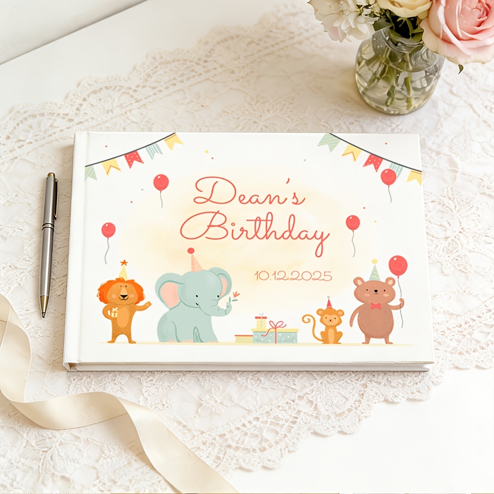 Customized Guestbook for Birthday Celebrations with Polaroid Memory Book