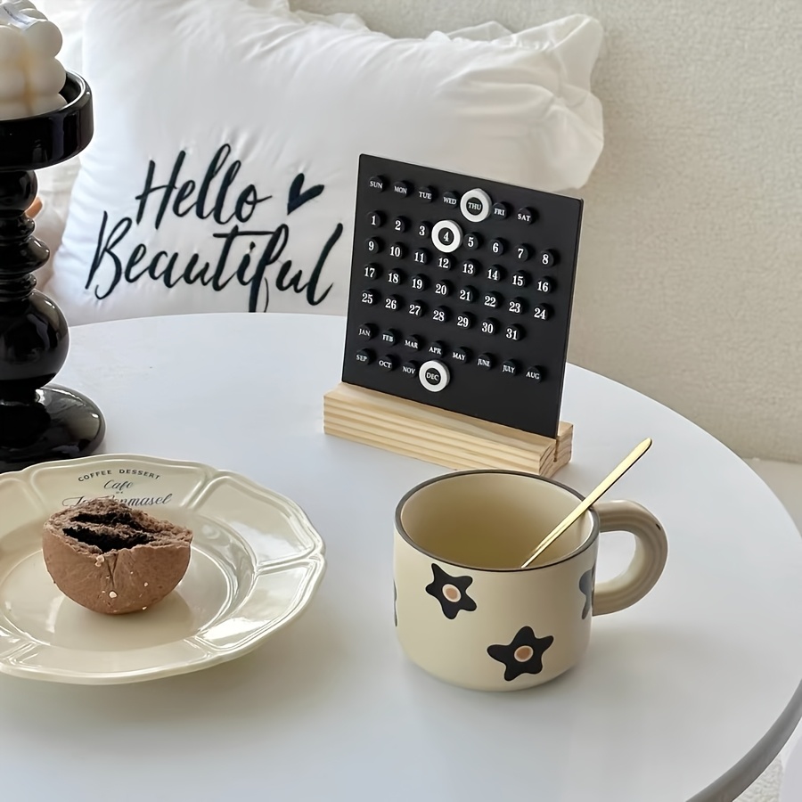 Internet Celebrity Circular Calendar, Perpetual Calendar, Handmade Ring Calendar, Creative And Personalized Office Desktop Decorations, High Calendar