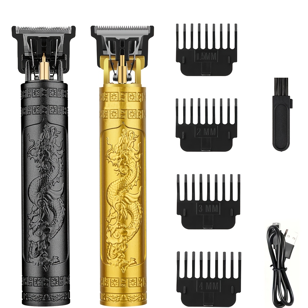   mens electric hair clipper   used for hair styling and shaving easy to carry when traveling stainless steel blade head for   service life 4 limit combs 1 cleaning brush     gift for father and boyfriend