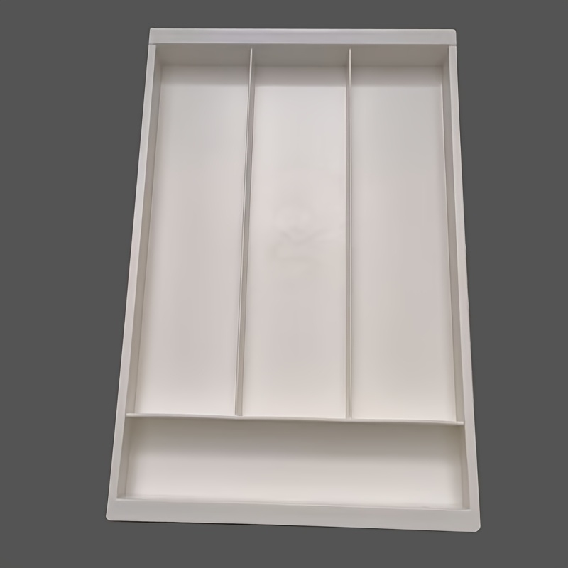1pc Adjustable Multi-Functional Drawer Organizer - Plastic, Space-Saving Design for Stationery, Pens, Cosmetics, and Kitchen Utensils, No Electricity Needed, Independent Unit, Stationery Organization | Modern Organizer | Adjustable Shelves, Drawer Organizer And Storage, Desk &amp; Drawer Organizer for Home Storage