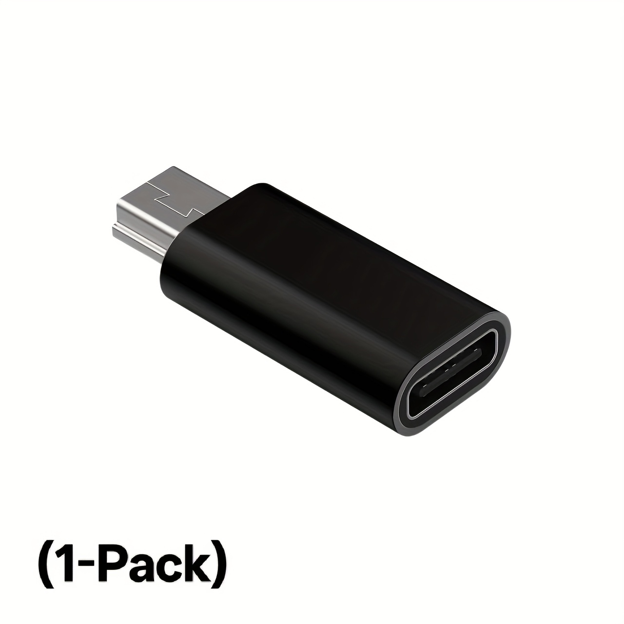 TEMU Adaptador USB C a Mini USB 2.0 Tipo C Hembra a Mini USB 2.0 , Conector Convertidor para Carga y Sincronización de Compatible con Gopro Hero 3,
