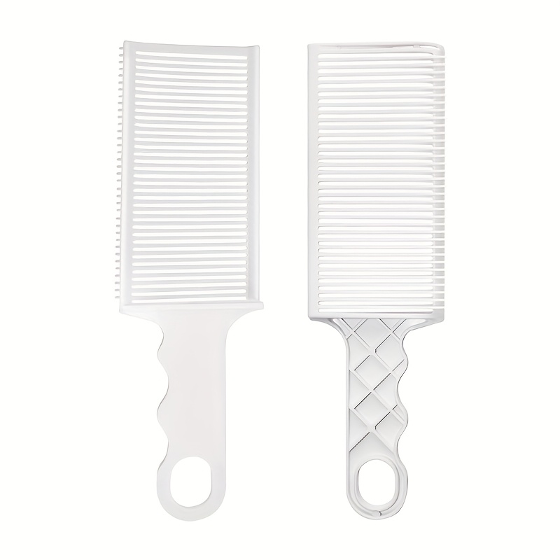 1pc Professional Heat-resistant Fade Comb For Men - Haircutting Comb With Ergonomic Handle, Durable For Dry Hair Styling & Barbershop Use, Barber Equipment, Sleek Barber Tools, Heatresistant Plastic