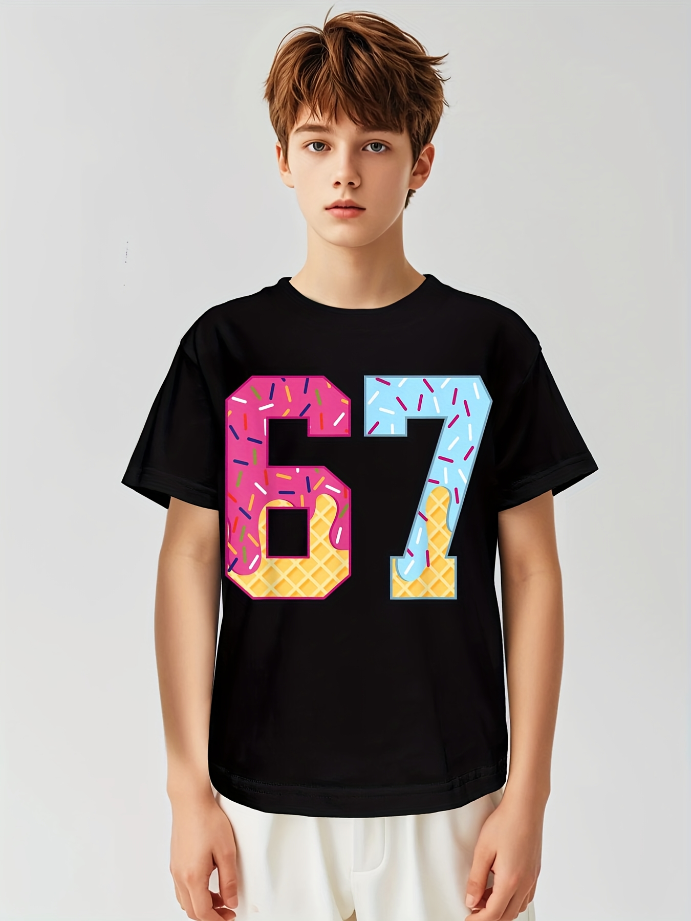 camiseta casual humorístico meme helado 1967 - Temu, image size:800x1067