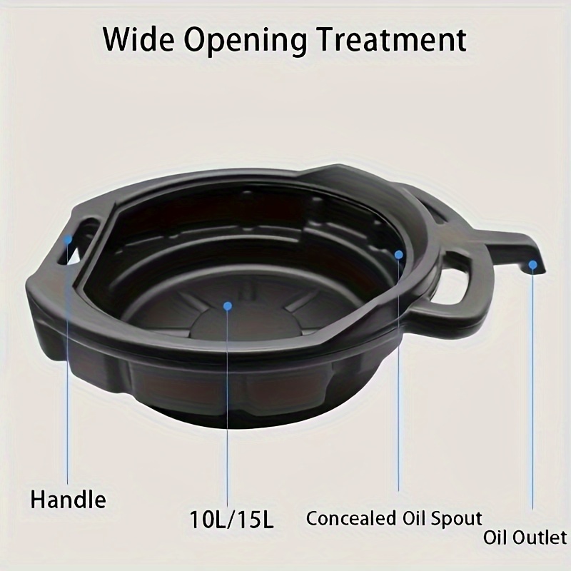 

Thickened Plastic Oil Receiving Basin Tool Tray, Parts Cleaning Tray, Waste Oil Tray Washing Basin Motor Repair Cost Oil Receiving Pan