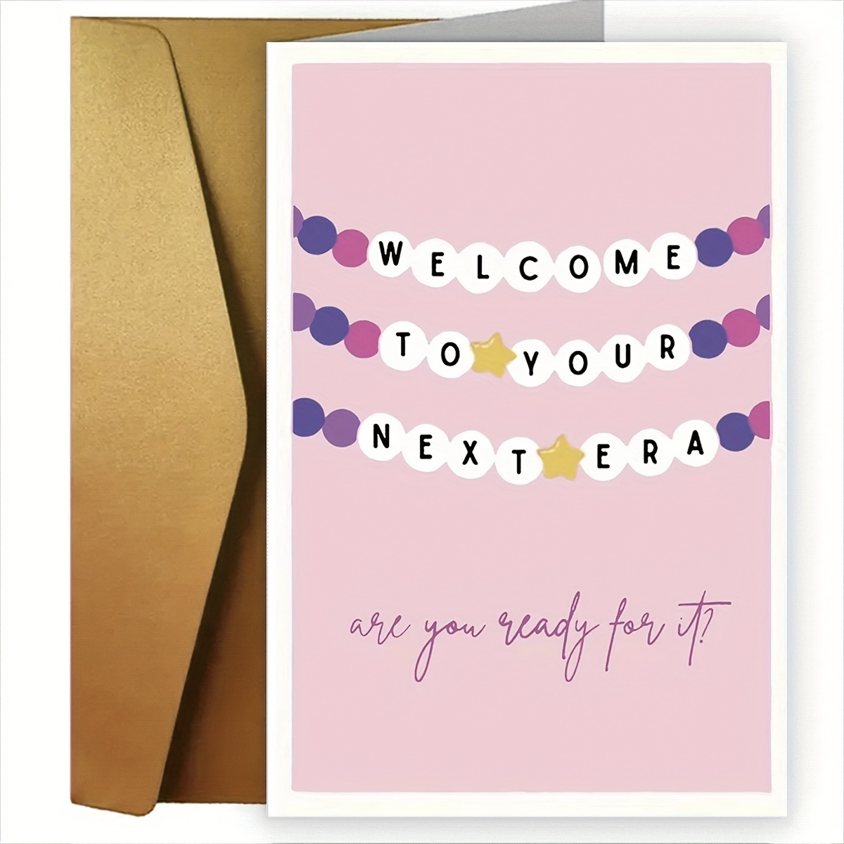 Image of 1pc Pink Cartoon Graduation Card With Colorful Text - Birthday Gift For , Unique Small Business Thank You Note, Creative Graduates Day Keepsake