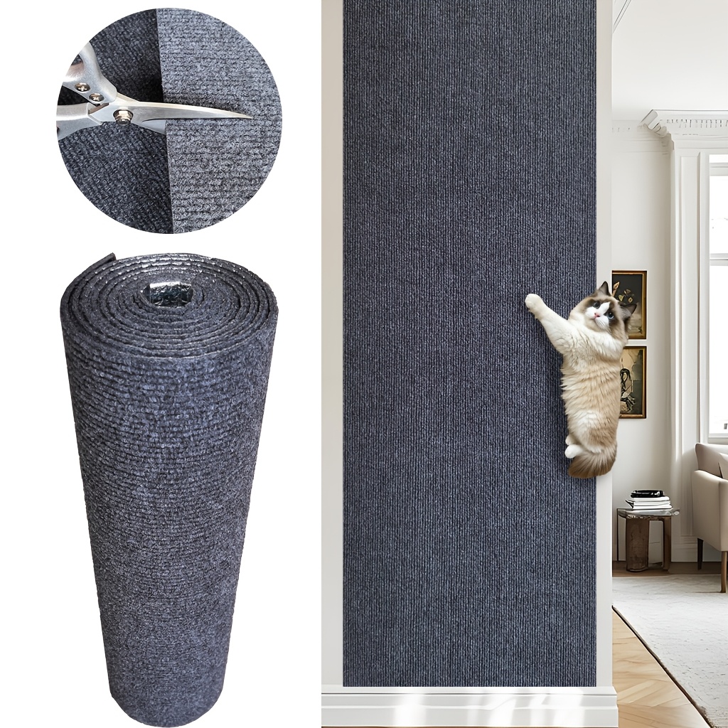 TEMU Alfombrilla Rascadora para Gatos, Tablero Rascador Versátil y Duradero, Mueble Interactivo para Gatos, Reemplazo de Pared, Regalo para tu Gato,