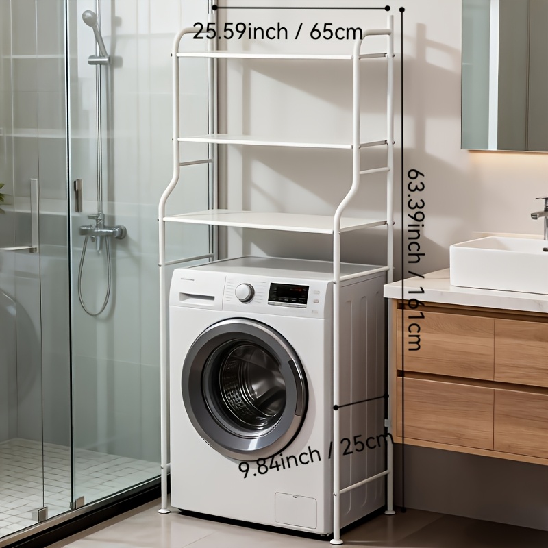   storage unit for above the toilet metal shelves for bathroom independent shelf for space   Product details 3