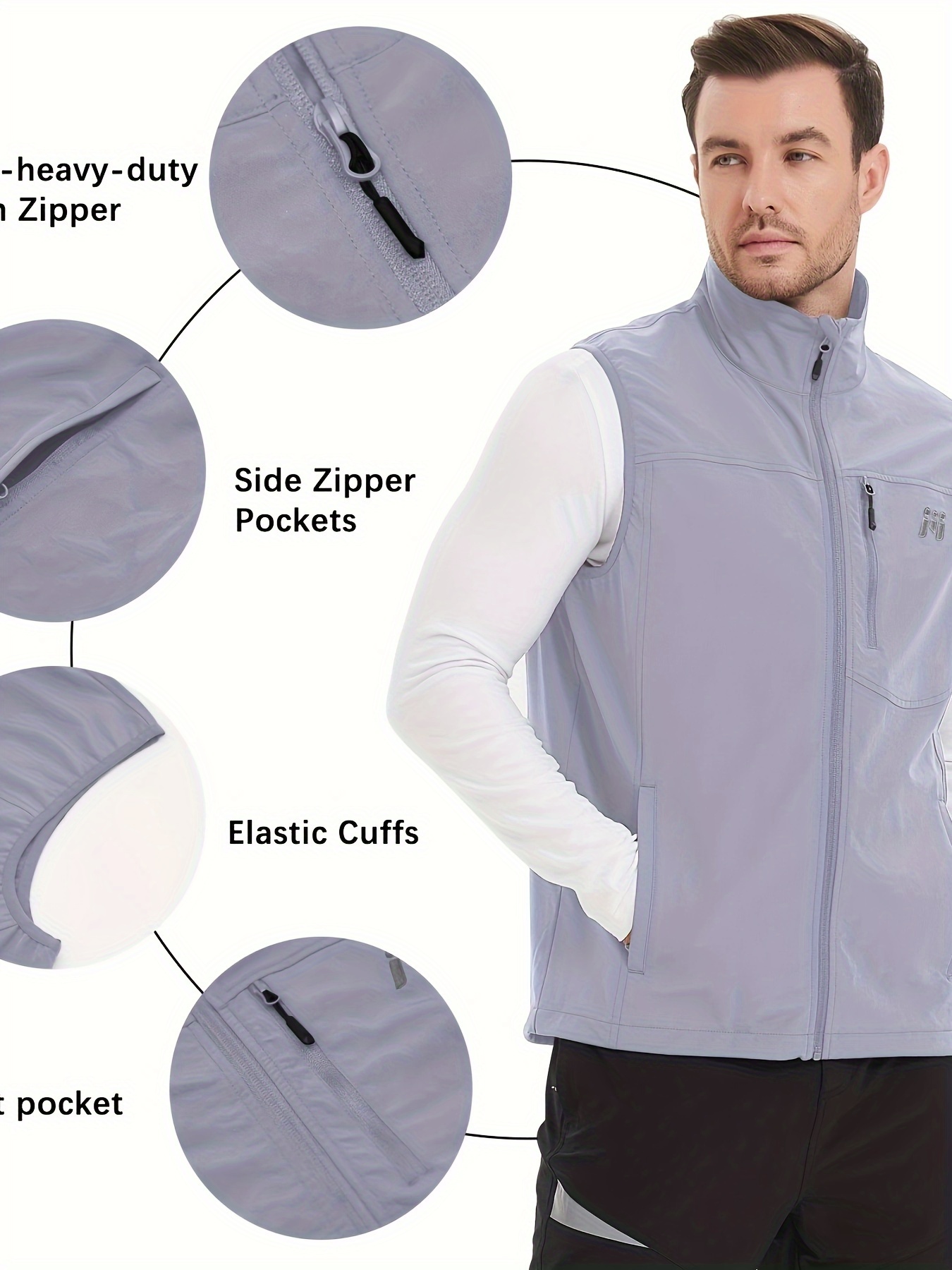 Vest Golf Windproof Top Lea Windproof And Water Repellent Golf