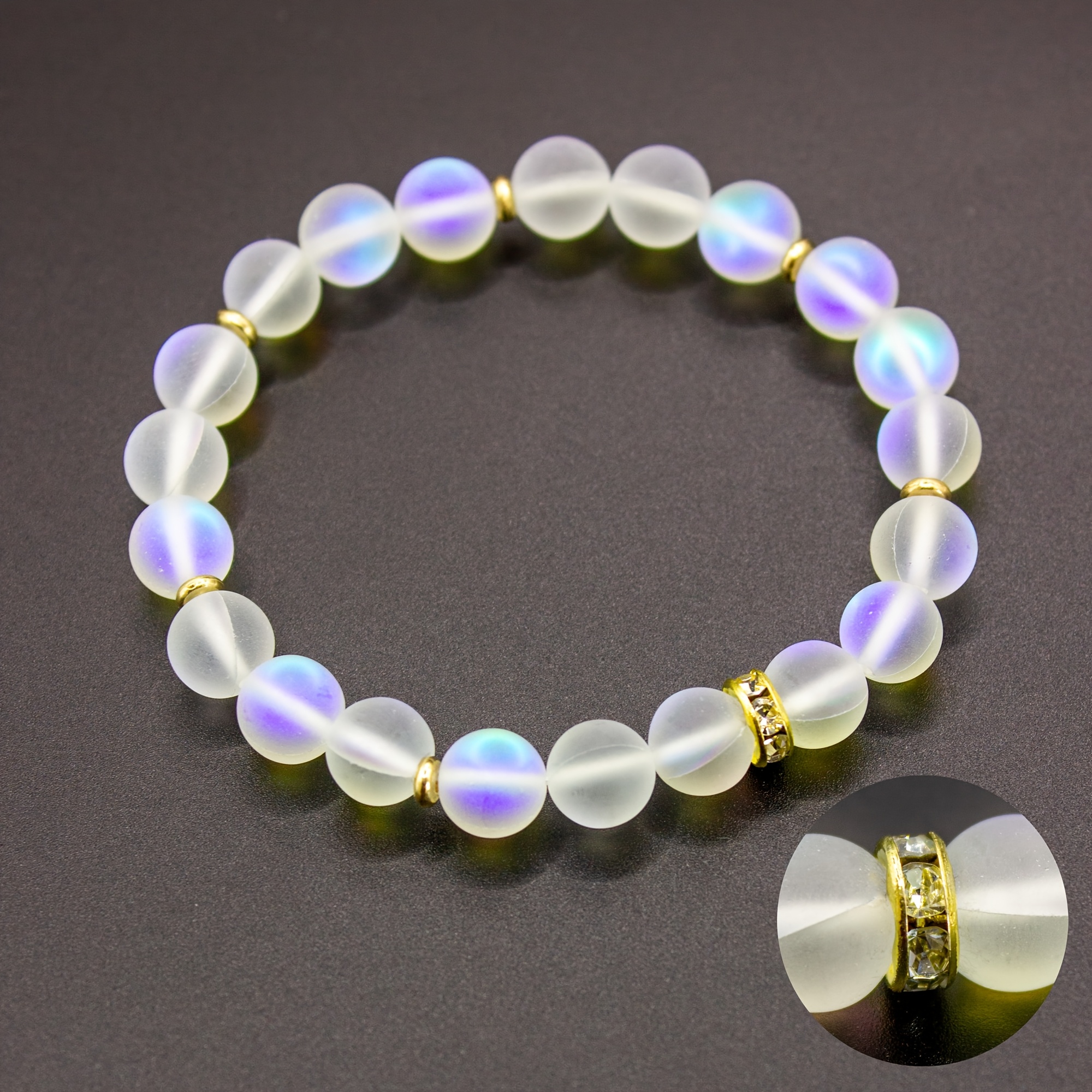 

Bracelet For Men And Women - Natural Stone, The Light.