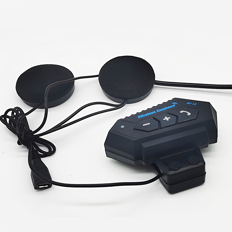 TEMU Wireless 6.0 Motorcycle Helmet Headphones: Wireless Music Accessories, Headphones Motorcycle Headphones, Motorcycle Accessories, Professional , Durable Plastic Construction, Wireless Headphones