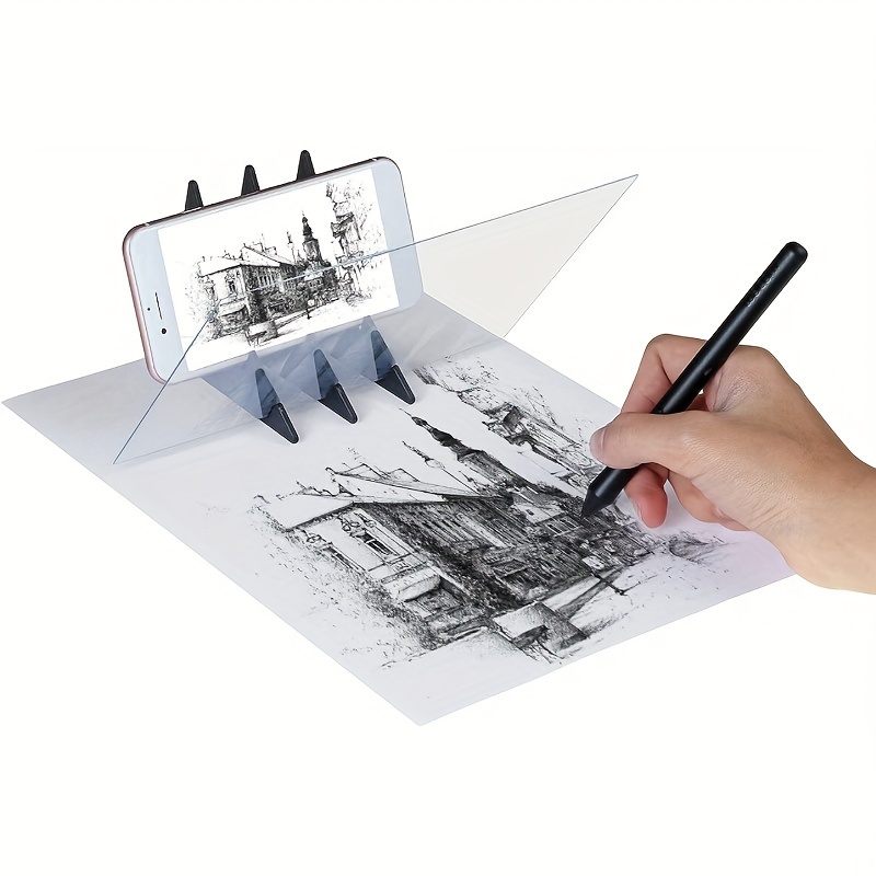 

Drawing Set With Projector - Compatible With Phones And Tablets, Ideal For Artists, Enthusiasts, And Students, Portrait, Landscape, And Painting