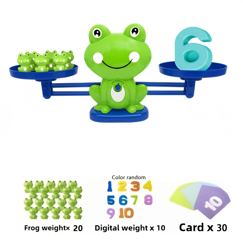 random frog balancing math toy   plastic interactive weight stacking and counting game suitable for   ideal for   thinking and intellectual development educational toy   durable toy