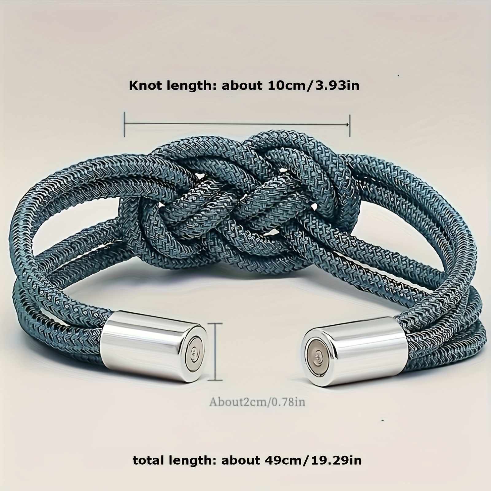 1pc of Stylish Magnetic Curtain Tie, Polished Surface Plastic Wall Hanging Rope, with Chinese Knot Design, Easy to Install Light Luxury Decorative Buckle, Suitable for Bedroom, Practical Hook
