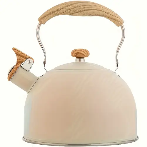 3l 스테인리스 스틸 휘슬 주전자 - 차, 커피 & 우유에 완벽 - 가정, 사무실, 레스토랑 사용에 이상적 | 220w 전력, 전기 필요 없음