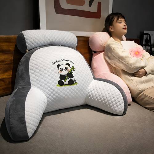 cojín de almohada para cabecera de cama de fibra de seda , almohada de soporte lumbar , cojín de almohada para leer, cojín de respaldo de soporte de suavidad media- , almohada de lectura para dormitorio de estudiante, almohada de soporte lumbar para embarazo, cojín de almohada