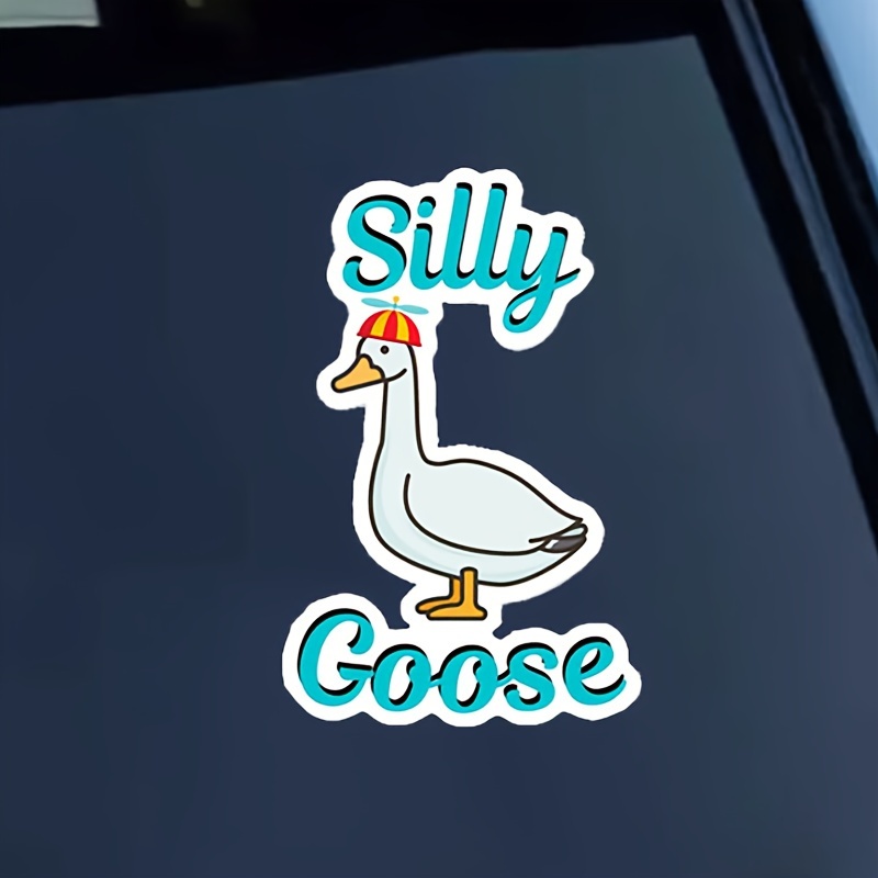 Shy Goose Stickers Funny Stickers Funny Laptop Stickers - Temu