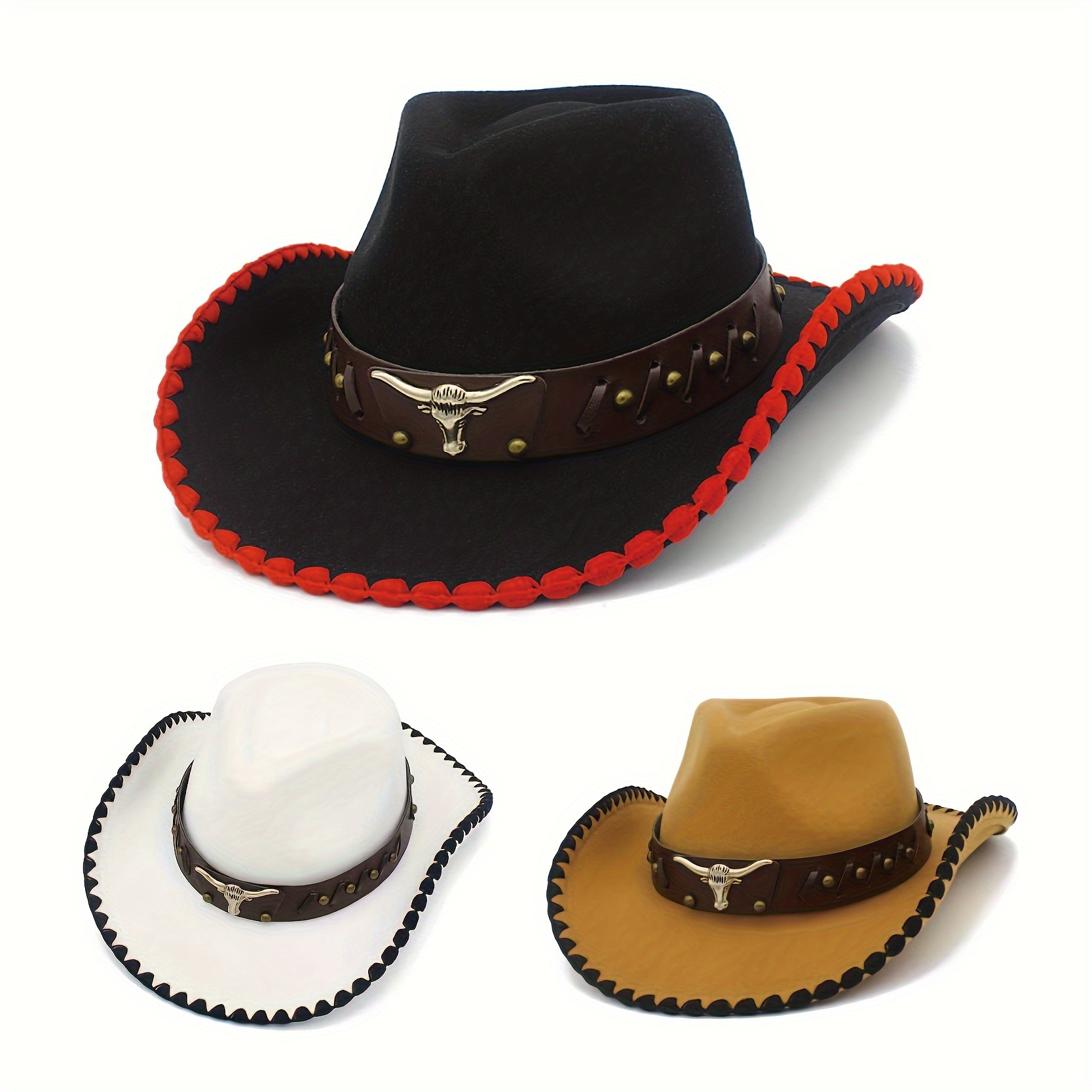 Cowboy Hats Men - Temu