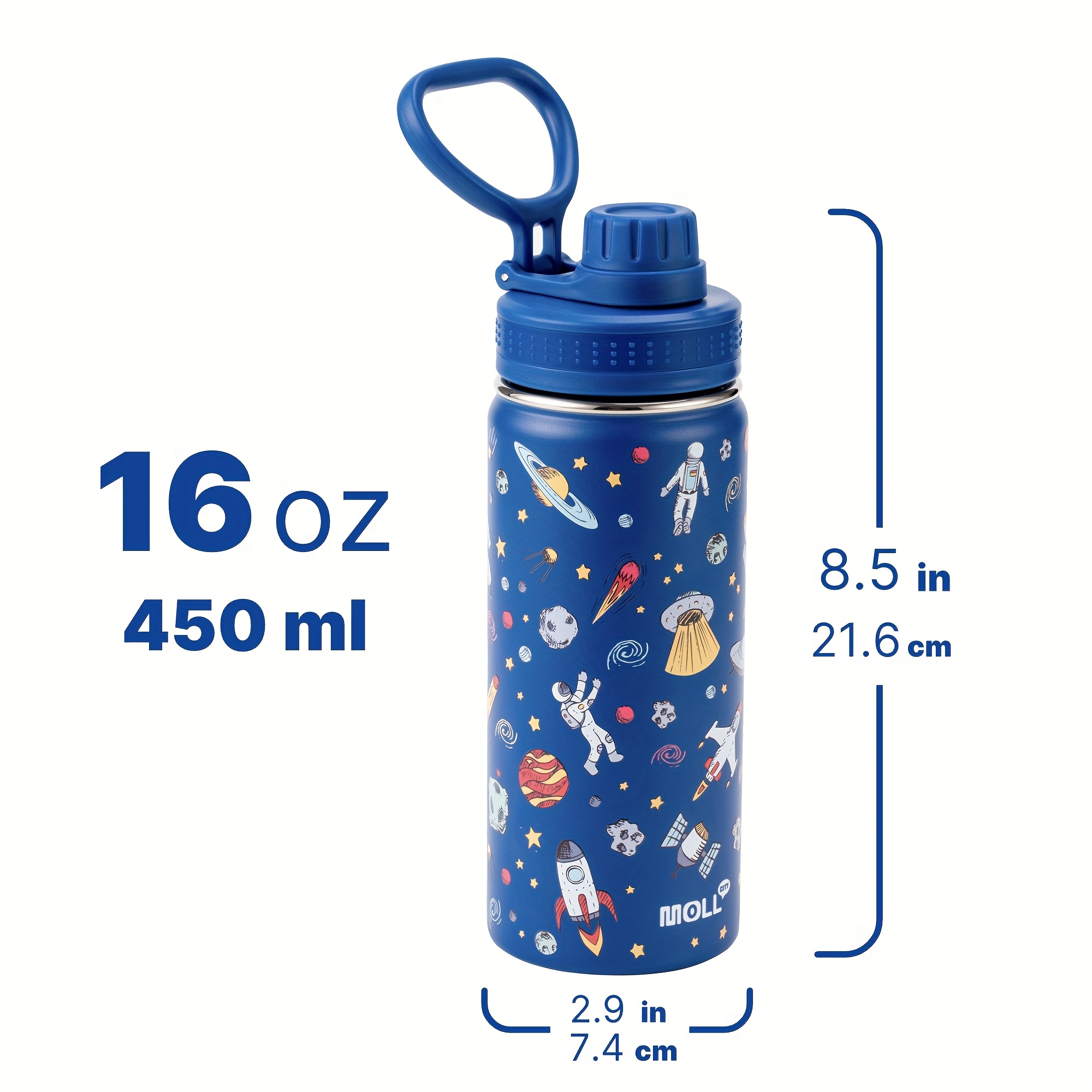water bottles school 16oz 473ml stainless steel - Temu