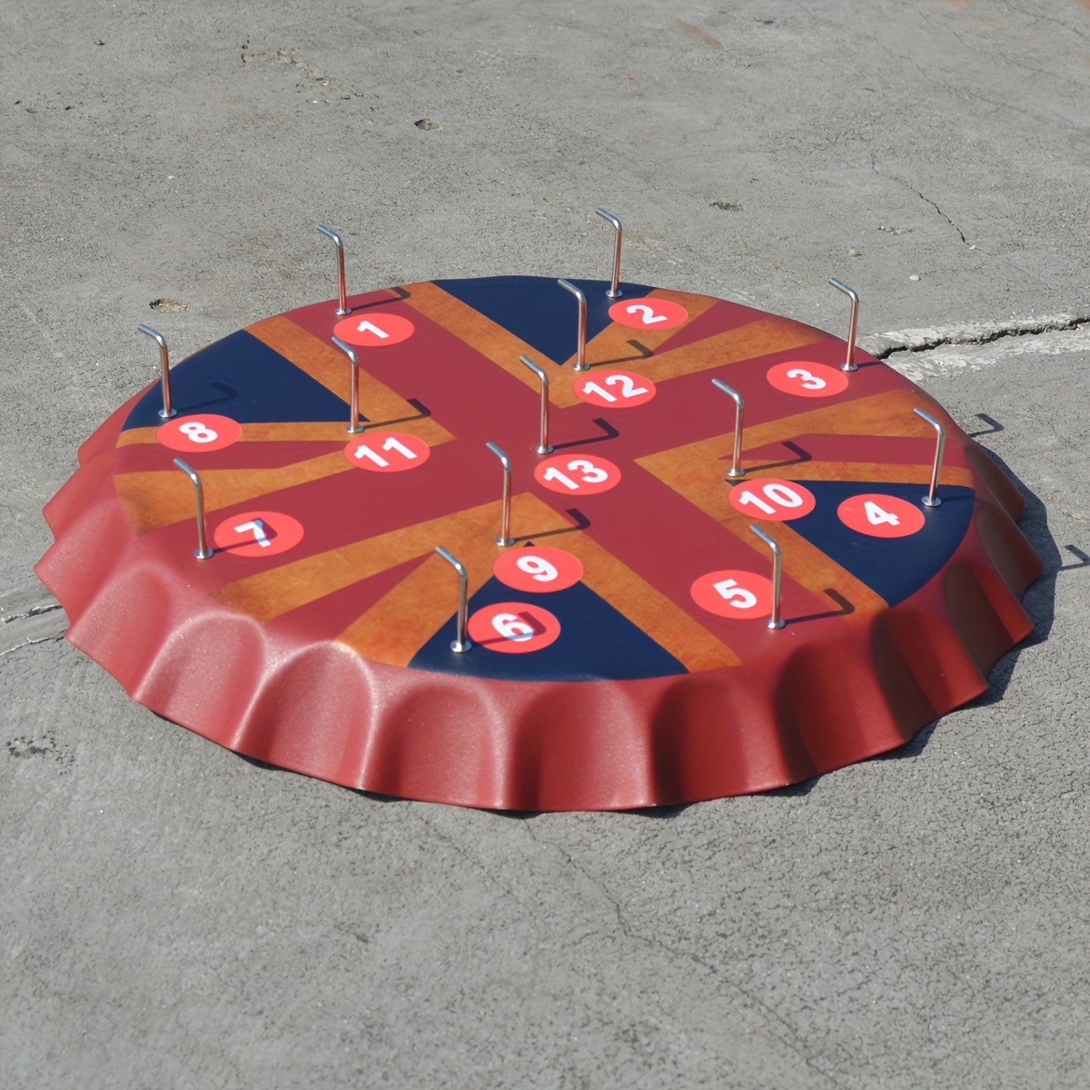 Ringer Darts Toss Game - Indoor Outdoor Hook Ring Toss Set, Hook Ring Toss Game - Yard Hooky Ring Tossing Games - Hookie Wall Game Indoor & Outdoor Family Fun - Home, Party, Office, Camping & Backyard Games.